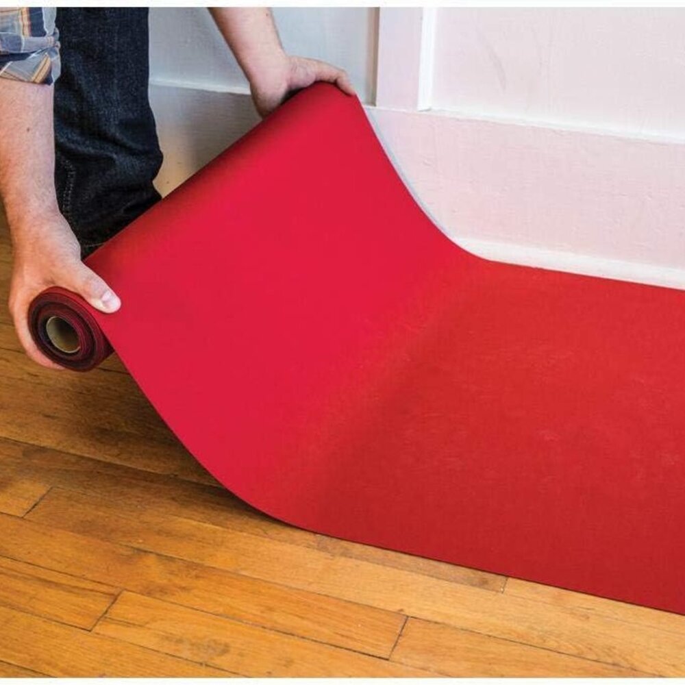 27" x 50' Neoprene Red Carpet Floor Runner /Reusable Surface Protector